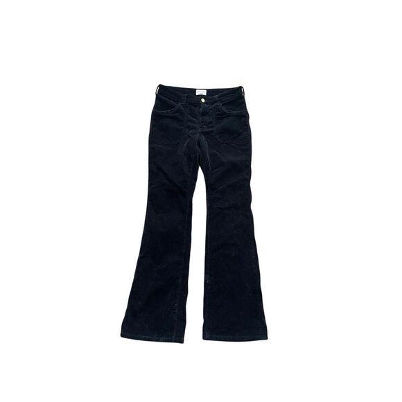 Pilcro Black Corduroy Flare Pants – Size 28 – Made in China - Picture 1 of 7